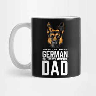 World's Best German Shepherd Dad Mug